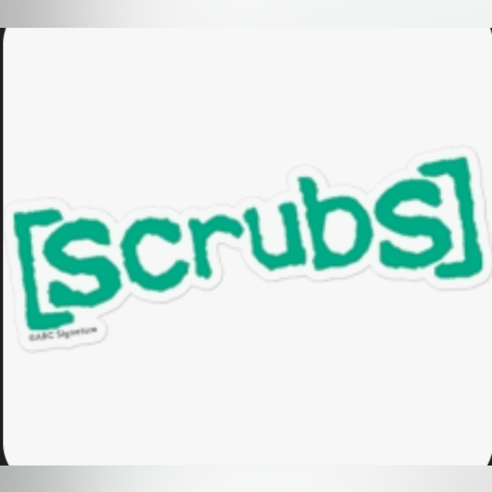 Scrubs Logo Sticker